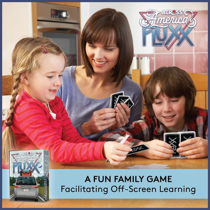 Across America Fluxx Card Game - Ever-Changing Fun for Travel
