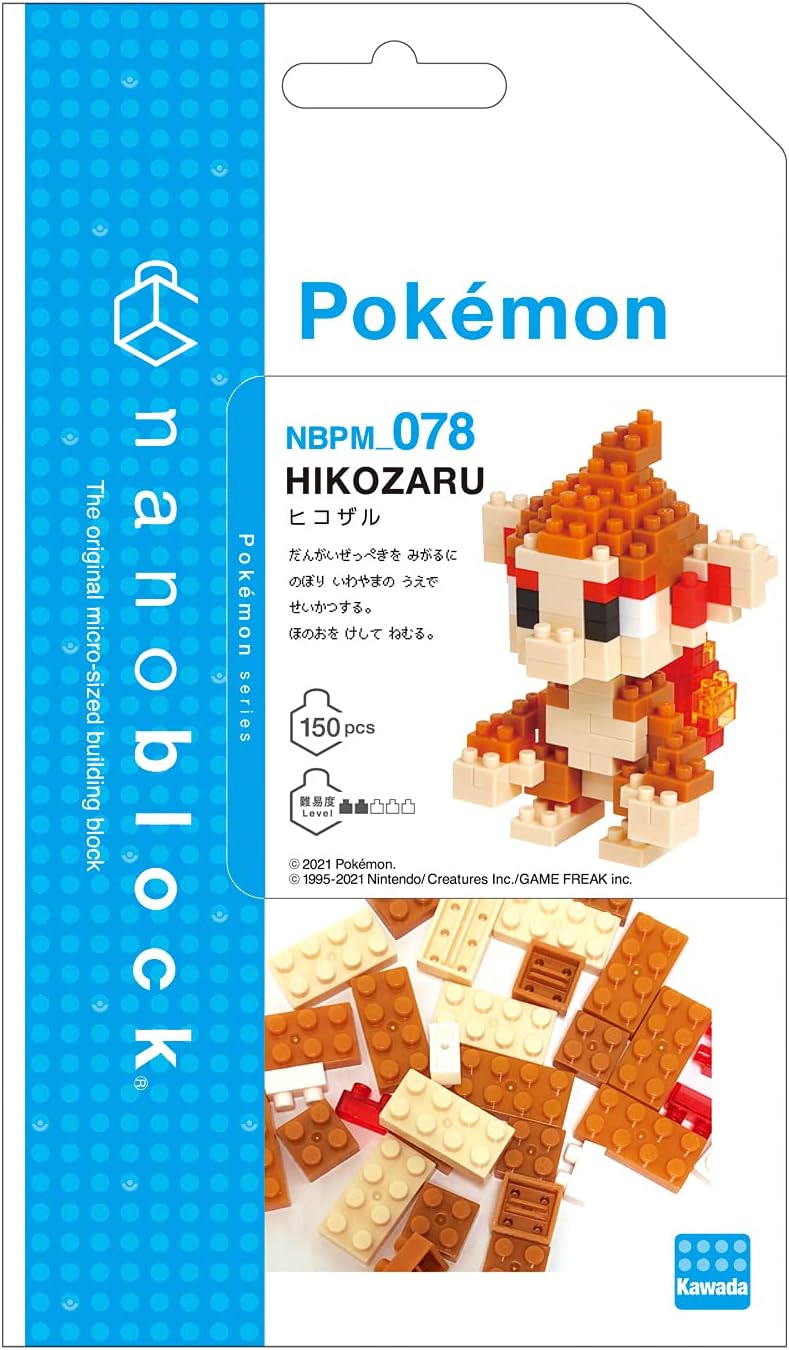 nanoblock - Pokemon - Chimchar - Nanoblock Pokemon Series Building Kit