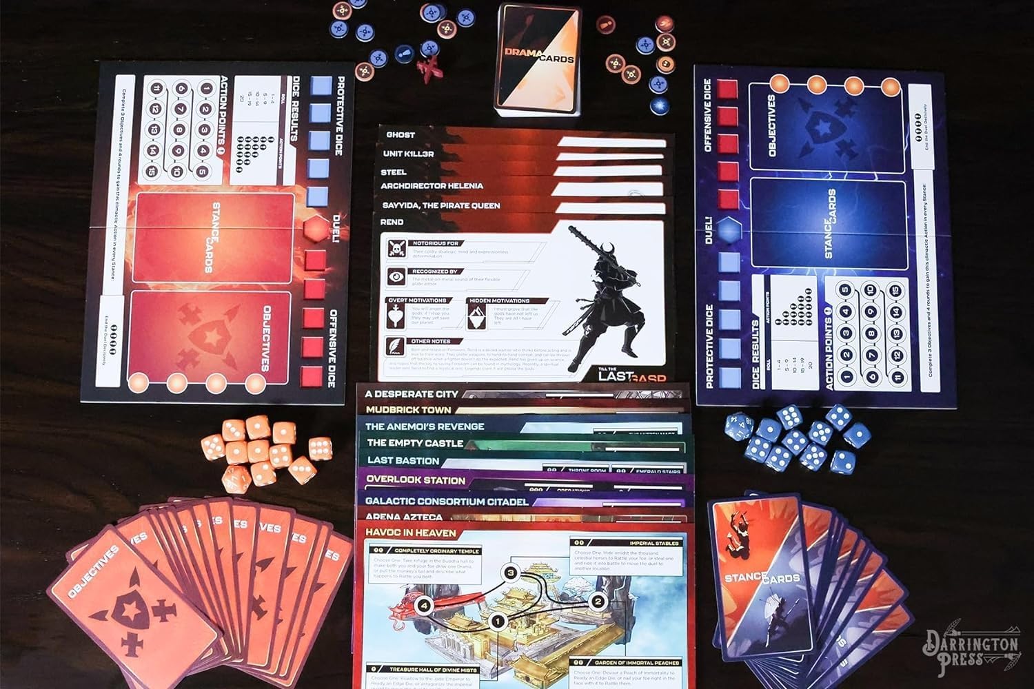 Till The Last Gasp Board Game - A Dramatic Storytelling Game of Duels