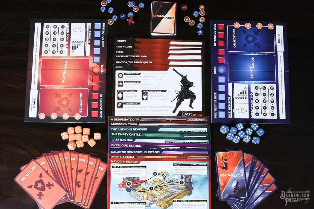 Till The Last Gasp Board Game - A Dramatic Storytelling Game of Duels