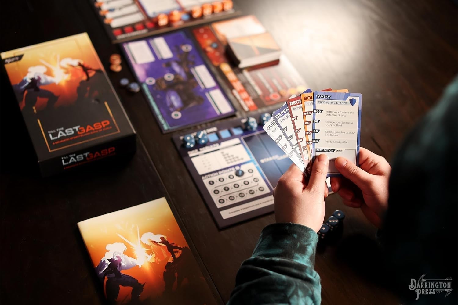 Till The Last Gasp Board Game - A Dramatic Storytelling Game of Duels