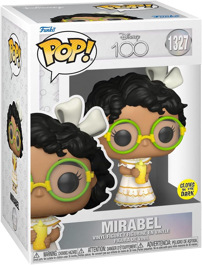 Funko Pop! Disney: Disney 100 - Mirabel - Glow In the Dark - Collectable Vinyl Figure - Gift Idea - Official Merchandise - Toys for Kids & Adults - Movies Fans - Model Figure for Collectors
