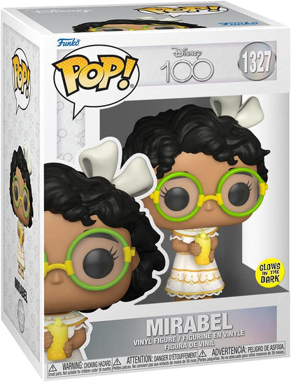 Funko Pop! Disney: Disney 100 - Mirabel - Glow In the Dark - Collectable Vinyl Figure - Gift Idea - Official Merchandise - Toys for Kids & Adults - Movies Fans - Model Figure for Collectors