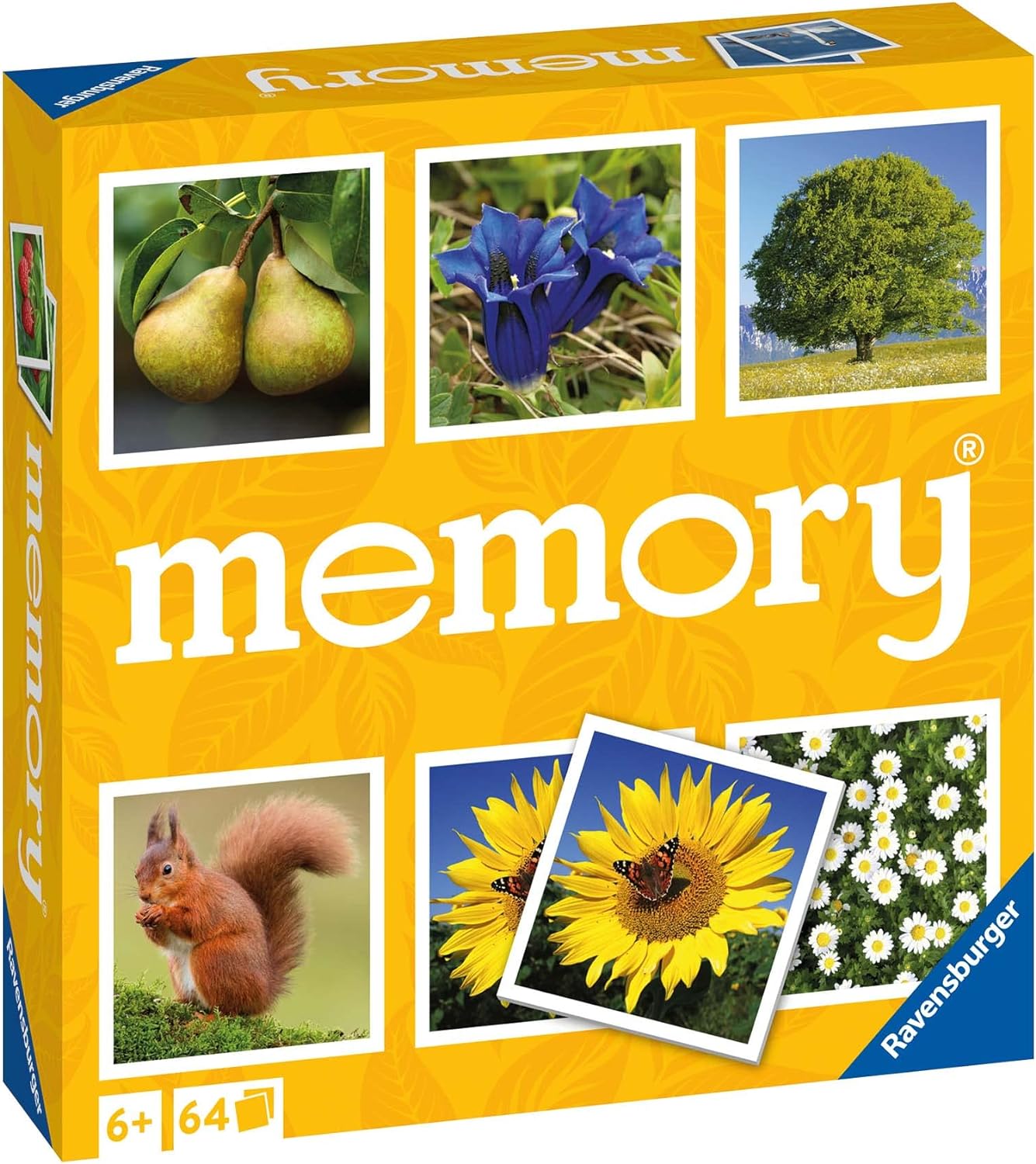 Ravensburger Nature Memory Game - Matching Picture Snap Pairs for Kids Age 6 Years Up