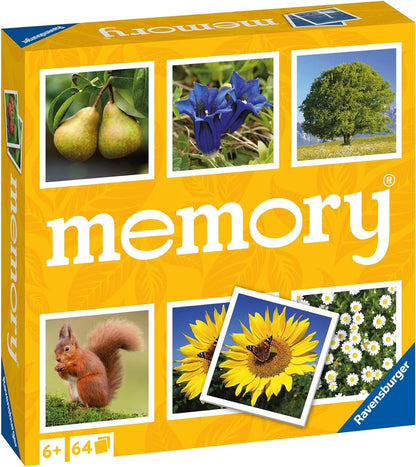 Ravensburger Nature Memory Game - Matching Picture Snap Pairs for Kids Age 6 Years Up