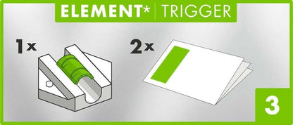 Ravensburger GraviTrax POWER Element Trigger. Elektronisches Zubehör für Kugelbahnen, Konstruktionsspielzeug für Kinder ab 8 Jahren.