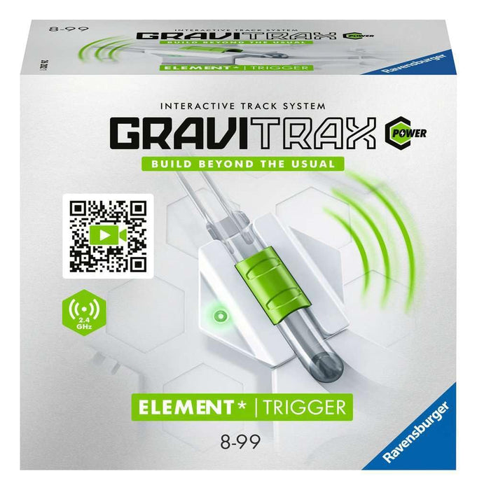 Ravensburger GraviTrax POWER Element Trigger. Elektronisches Zubehör für Kugelbahnen, Konstruktionsspielzeug für Kinder ab 8 Jahren.