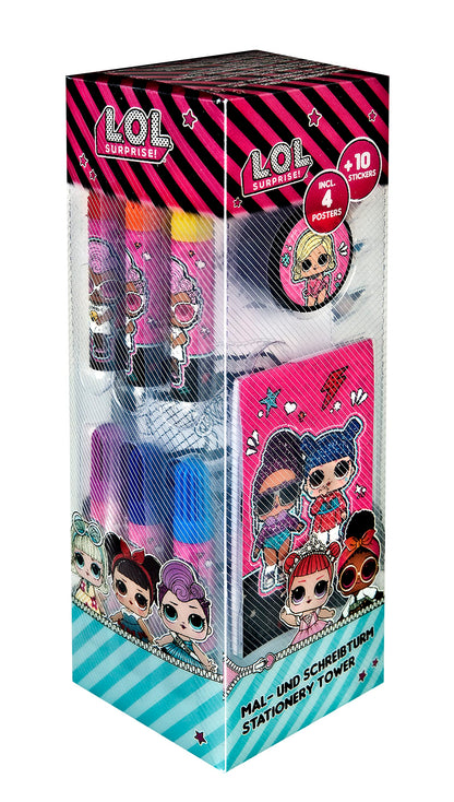 Undercover LOLO2255 LOL Surprise Painting and Writing Tower, 35 Pieces, Multicoloured