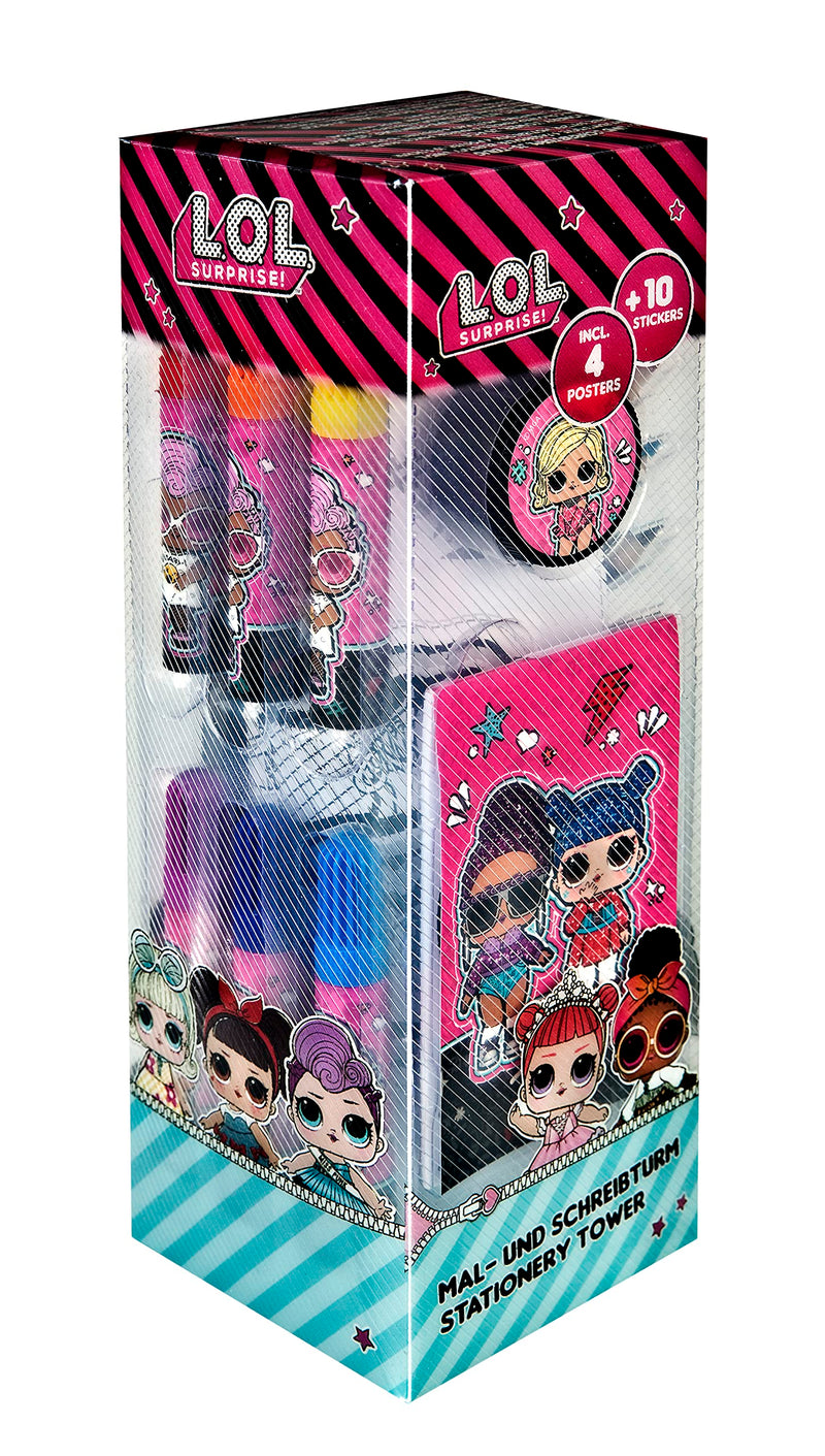 Undercover LOLO2255 LOL Surprise Painting and Writing Tower, 35 Pieces, Multicoloured
