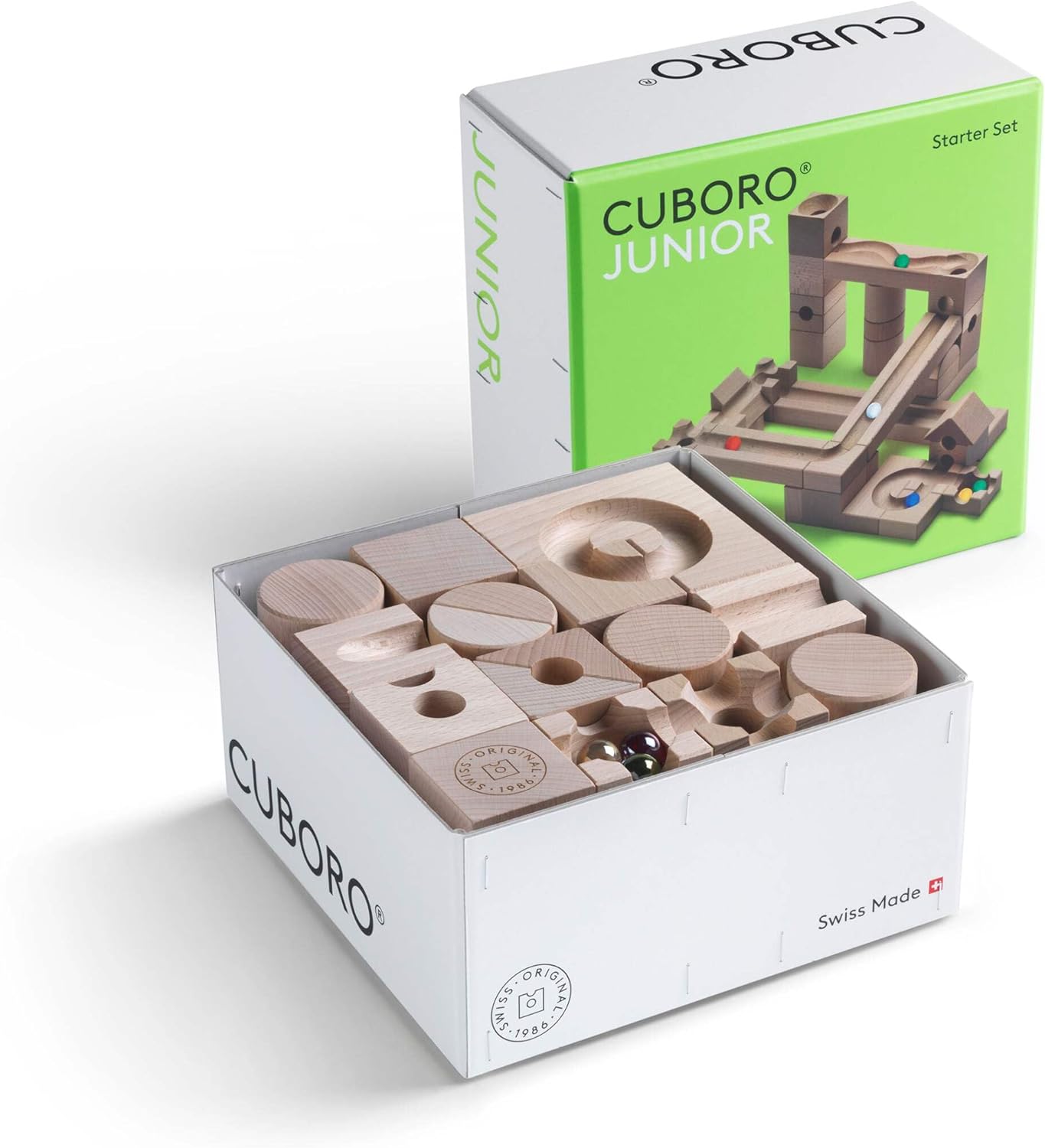 Cuboro JUNIOR - Kugelbahn - das Starter Set ab 3 Jahren