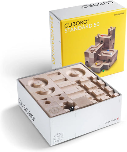 Cuboro Standard 50 Marble Run - the large starter set