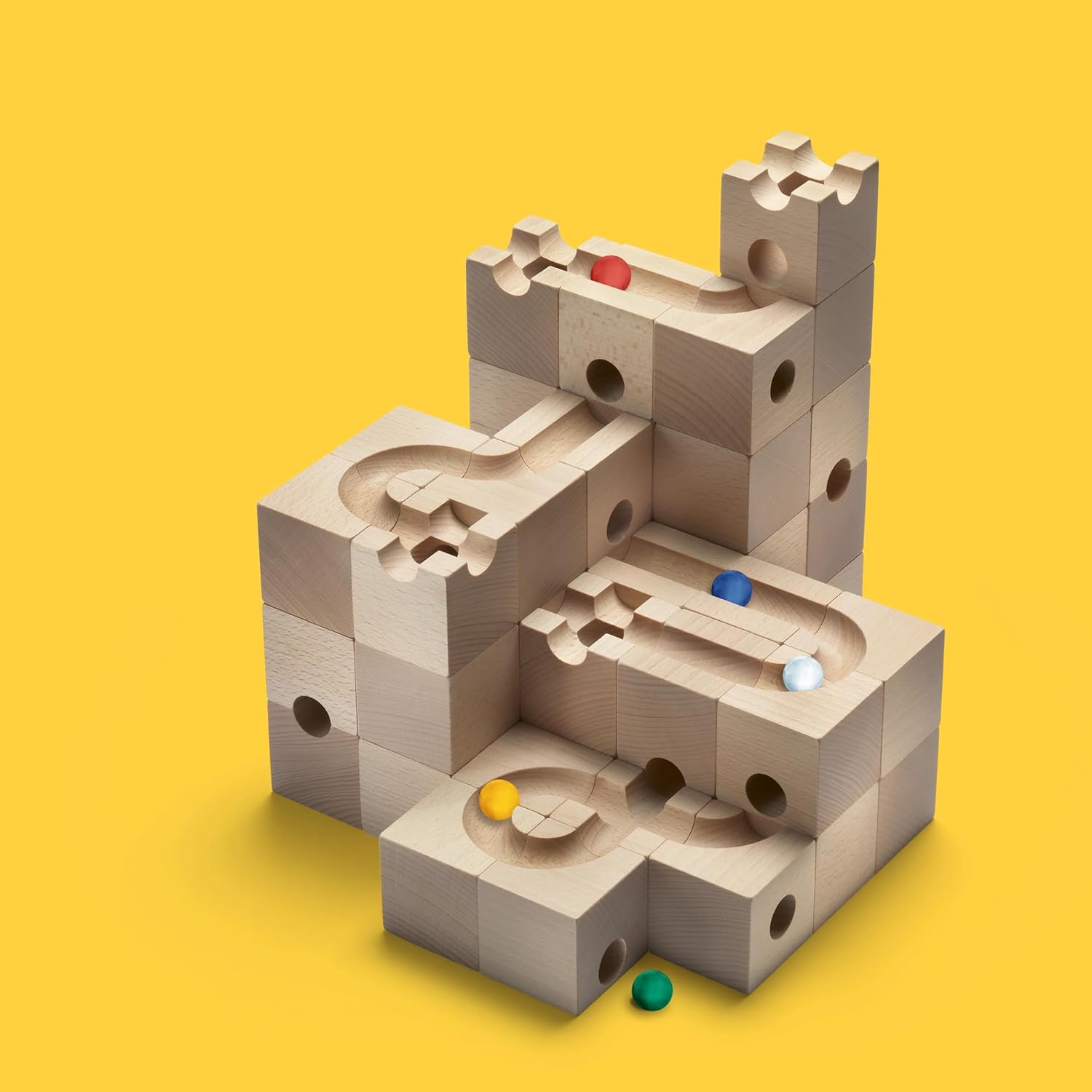 Cuboro Standard 50 Marble Run - the large starter set