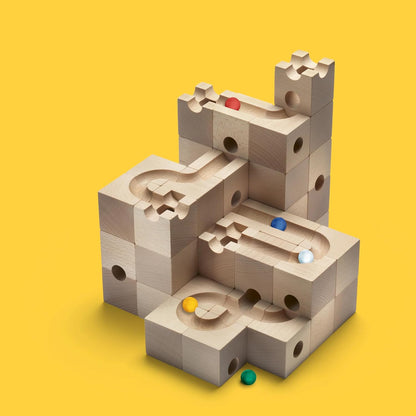 Cuboro Standard 50 Marble Run - the large starter set