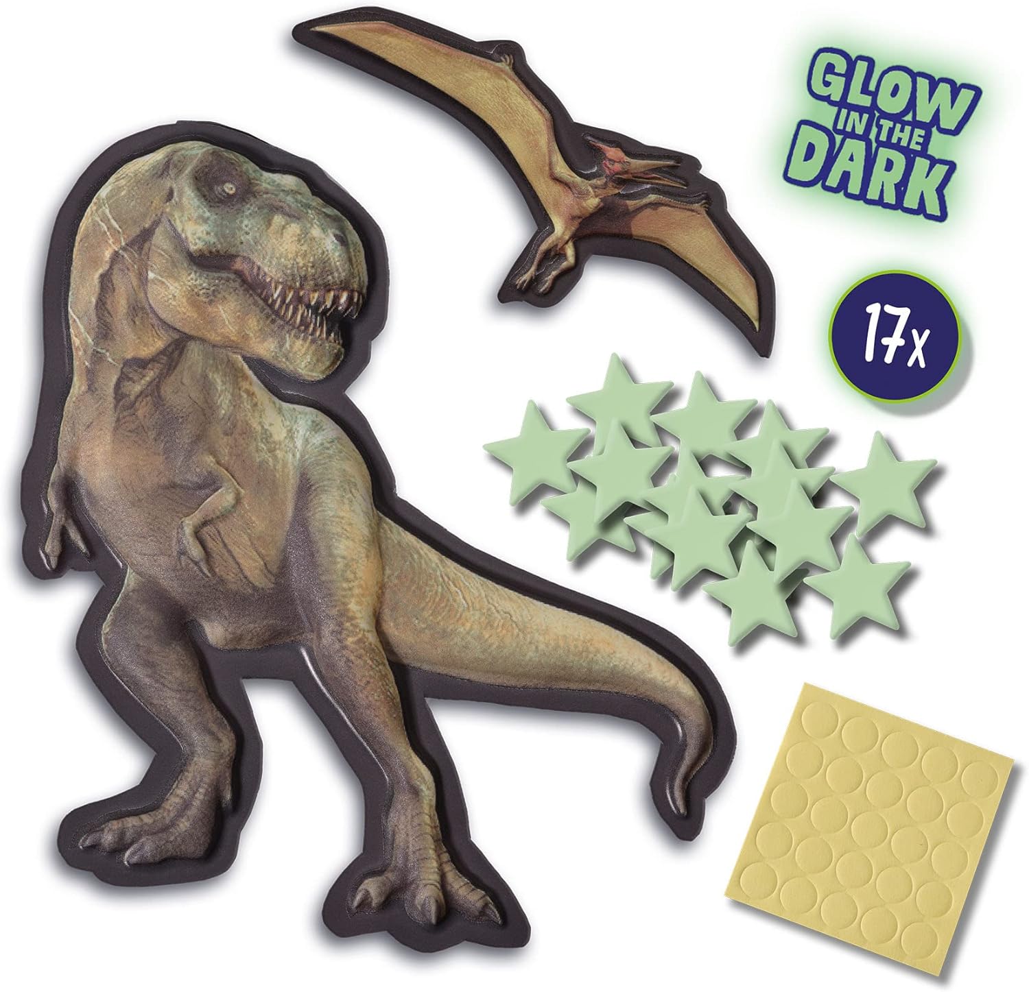 SES Creative 25129 Dino Mega Glowing T-Rex World, Large