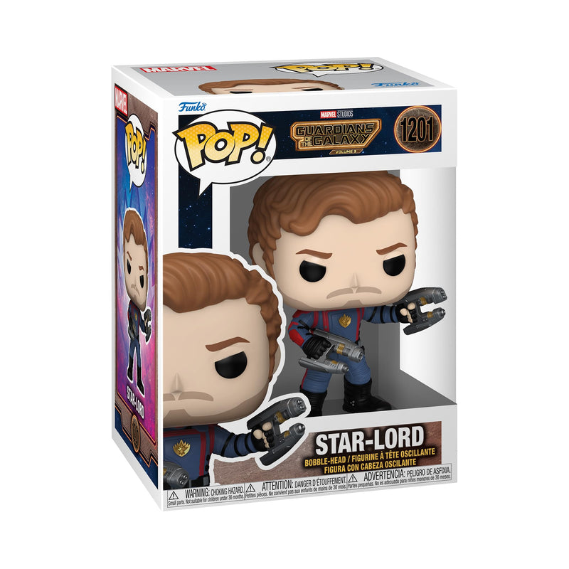 Star-Lord: P o p ! Vinyl Figurine Bundle with 1 Compatible 'ToysDiva' Graphic Protector (1201-67508 - B