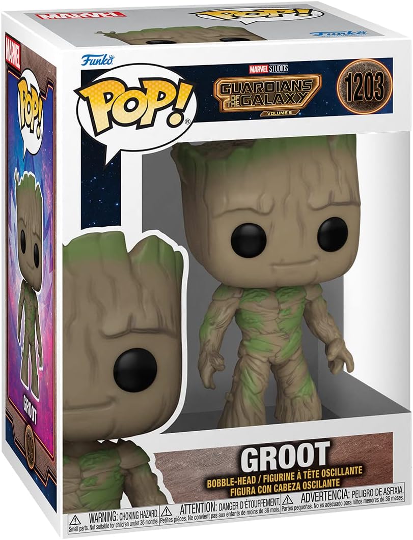 Funko POP! Vinyl: Marvel - Guardians Of The Galaxy 3 - Groot - Collectable Vinyl Figure - Gift Idea - Official Merchandise - Toys For Kids & Adults - Movies Fans - Model Figure For Collectors