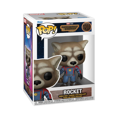 Funko POP! Vinyl: Marvel - Guardians Of The Galaxy 3 - Rocket Raccoon - Collectable Vinyl Figure - Gift Idea - Official Merchandise - Toys For Kids & Adults - Movies Fans - Model Figure For Collectors