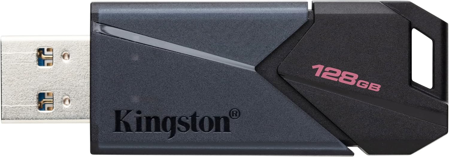 Kingston DataTraveler Exodia Onyx USB Flash Drive 3.2 Gen 1 DTXON/64GB - with Sleek Moving Cap