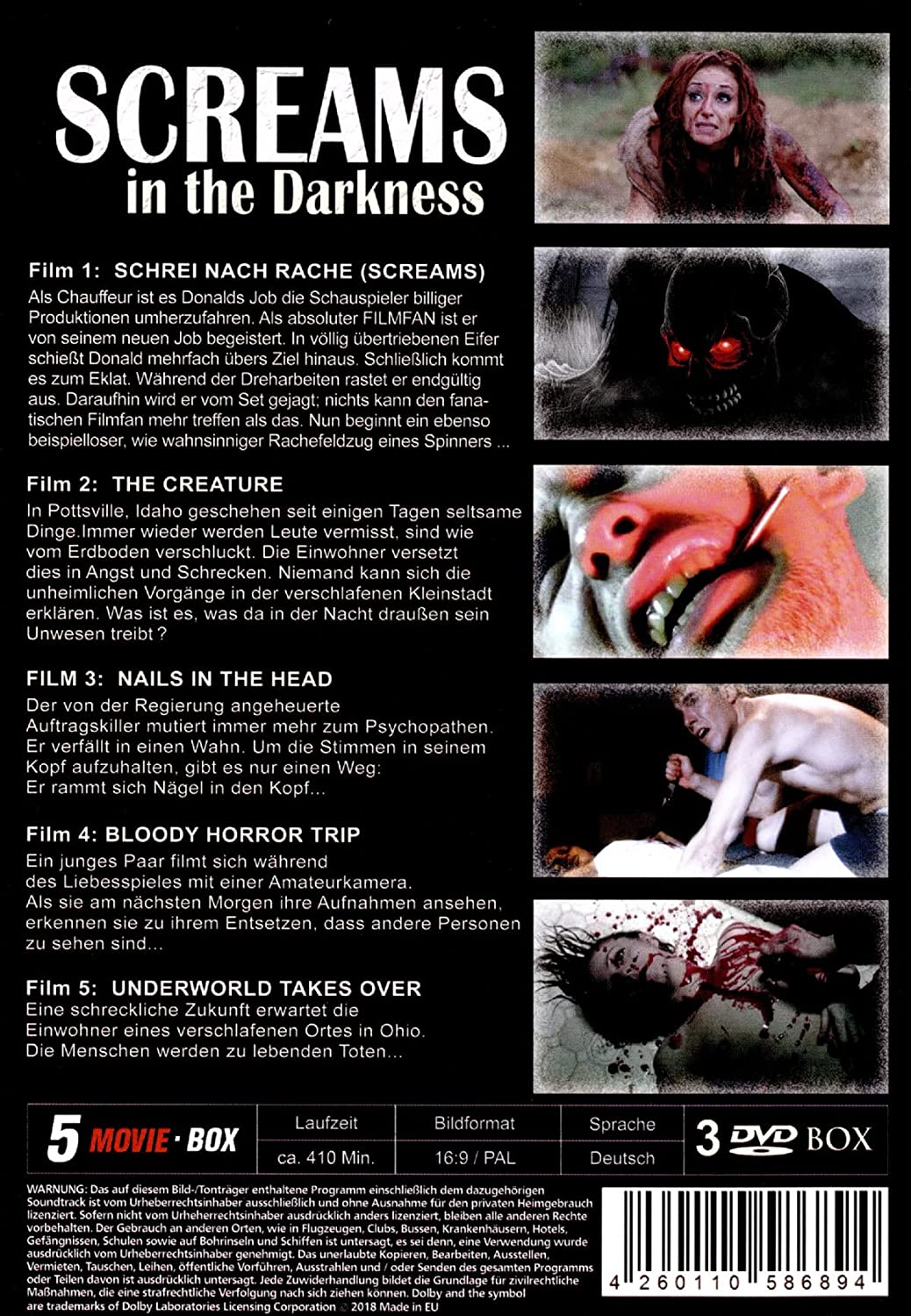 OSCO, WILLIAM - SCREAMS IN THE DARKNESS