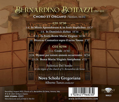 Bernardino Bottazzi: Choro Et Organo