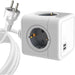 `Microconnect - 4 Way Schuko, 2 Usb Ports Power Cube - With 1,5M Cable`