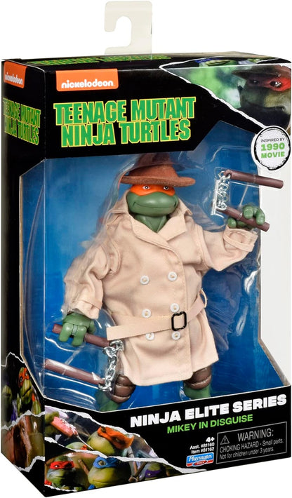 TEENAGE MUTANT NINJA TURTLES CLASSIC NINJA ELITE FIGURES - MIKEY IN DISGUISE