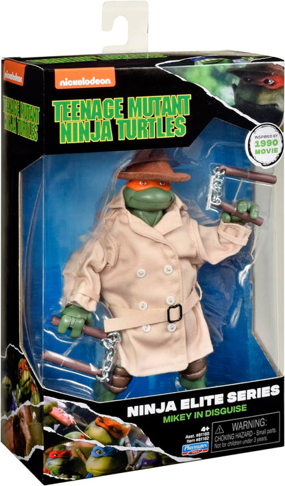 TEENAGE MUTANT NINJA TURTLES CLASSIC NINJA ELITE FIGURES - MIKEY IN DISGUISE