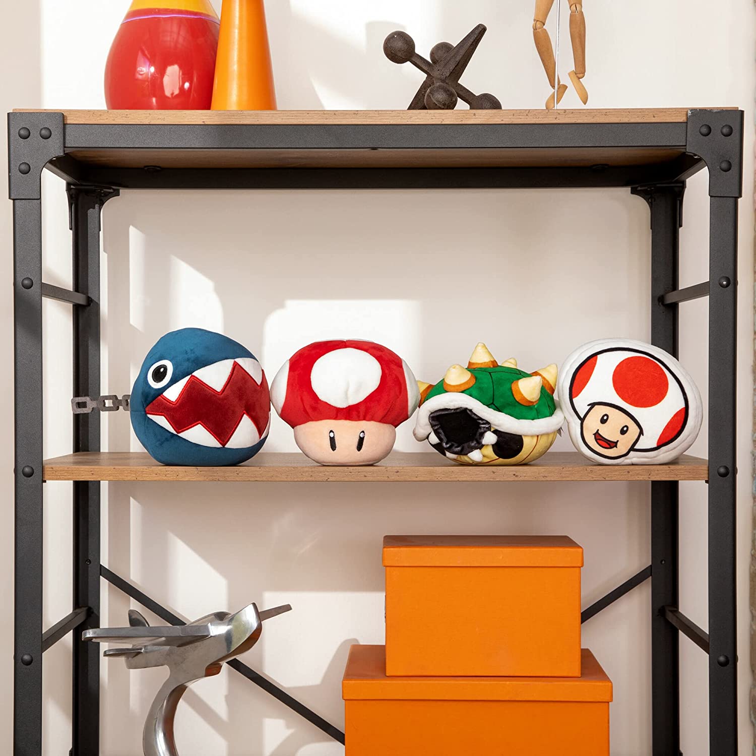 Club Mocchi Mocchi- Nintendo Super Mario Plush - Bowser Shell Plushie - Easter Basket Stuffers - Collectible Squishy Plushies — 6 Inch