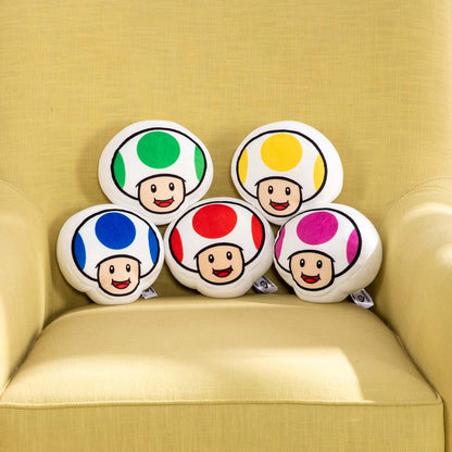 Club Mocchi Mocchi - Peluche per Nintendo Super Mario - Toad Plushie - Peluche per cestino pasquale - Peluche Squishy da collezione - 15 cm