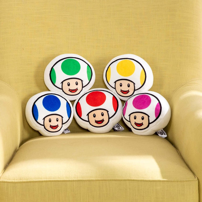 Club Mocchi Mocchi - Peluche per Nintendo Super Mario - Toad Plushie - Peluche per cestino pasquale - Peluche Squishy da collezione - 15 cm