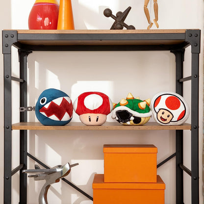Club Mocchi Mocchi- Nintendo Super Mario Plush - Chain Chomp Plushie - Easter Basket Stuffers - Collectible Squishy Plushies — 6 Inch