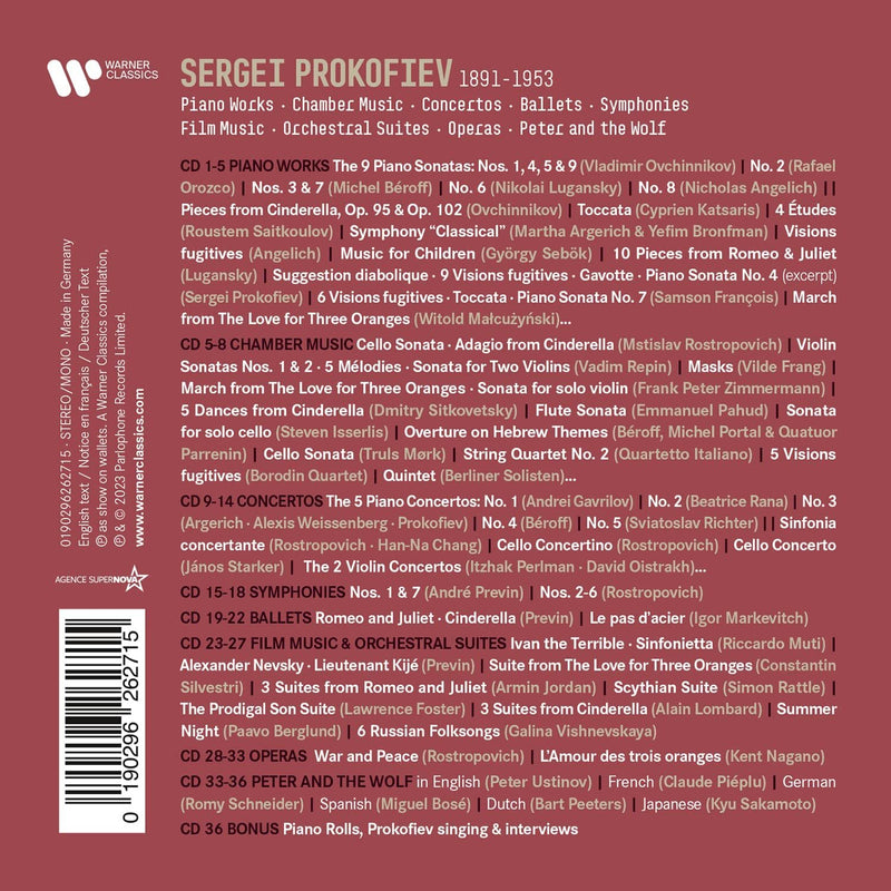 Sergei Prokofiev: The Collector's Edition