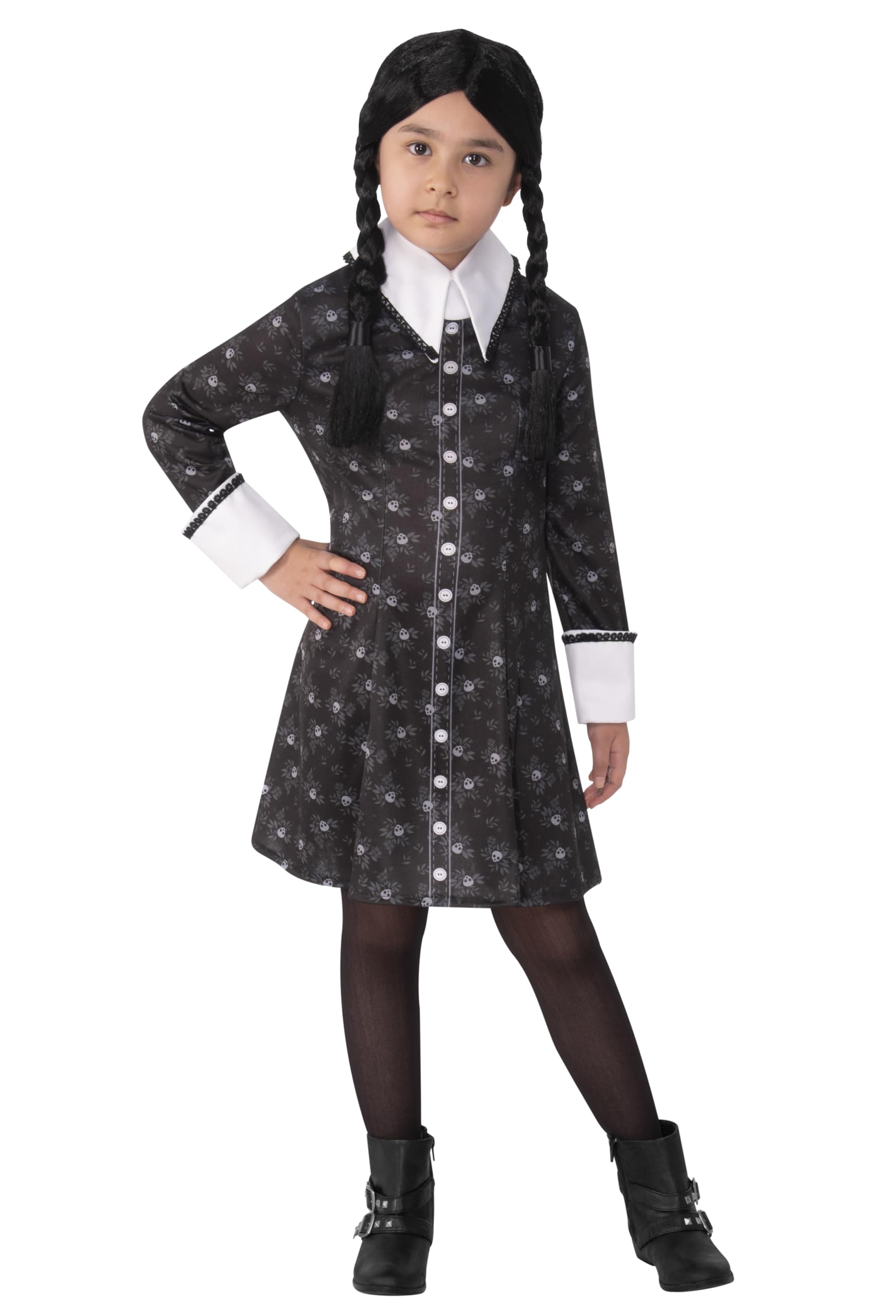 Rubie's Official Addams Family Wednesday Addams Child Costume