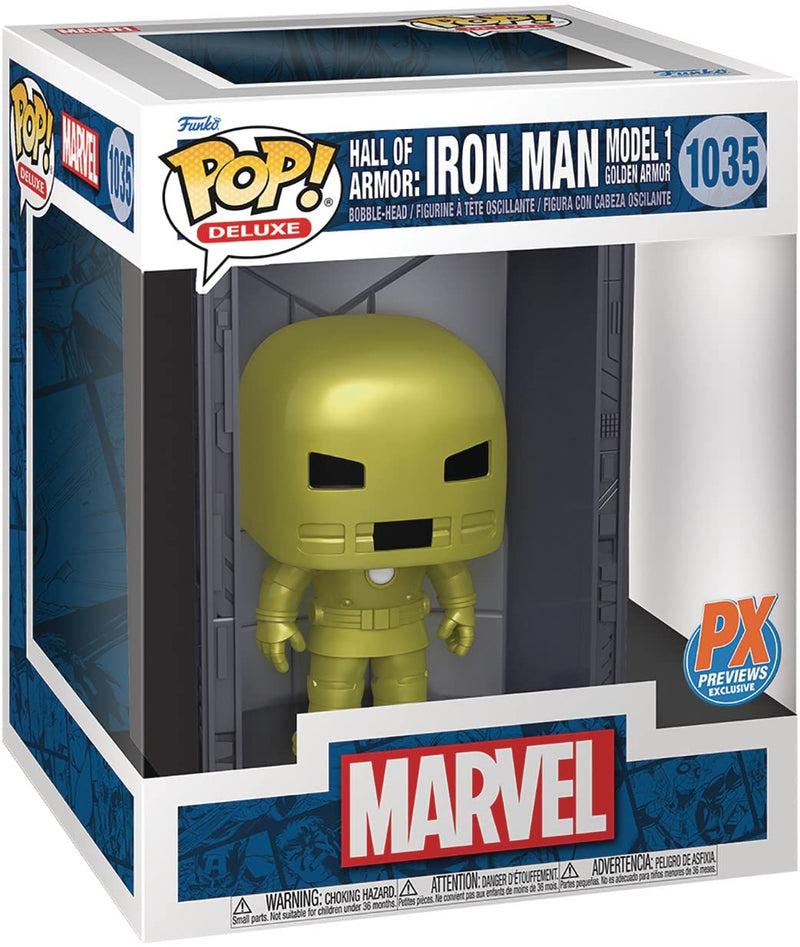 Pop! Marvel: Iron Man Hall of Armor Model 1 Deluxe Vinyl Figure