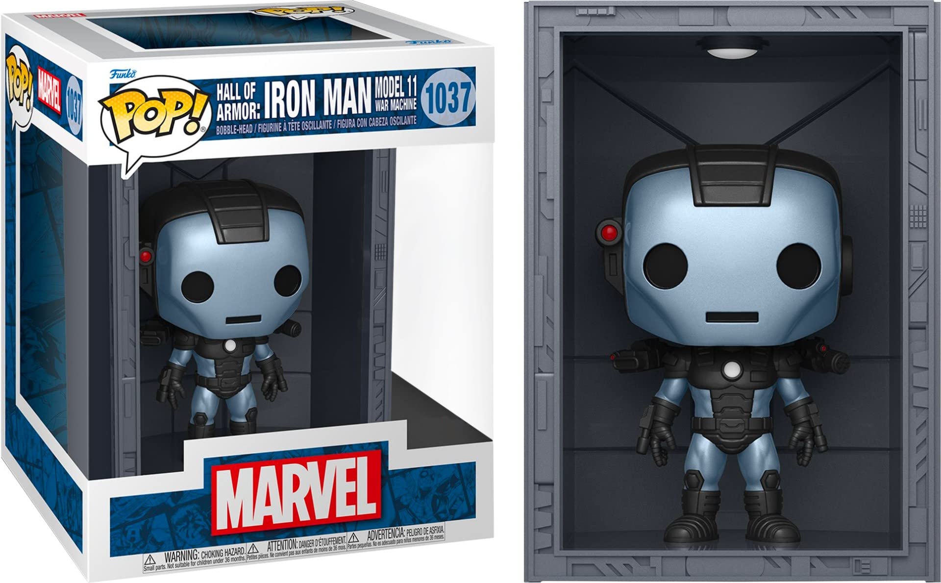 Funko Pop! Deluxe: Marvel HoA - MK11 War Machine - Metallic - Marvel Comics - Collectable Vinyl Figure - Gift Idea - Official Merchandise - Toys for Kids & Adults - Movies Fans