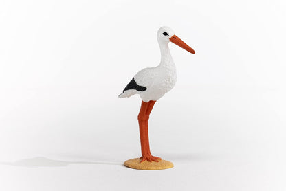 schleich 13936 Stork, From 3 Years Farm World - Figurine, 6 X 3 X 9 cm