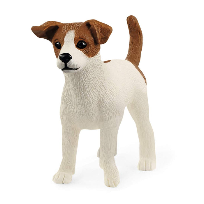 schleich 13916 Jack Russell Terrier, from 3 years, FARM WORLD - figurine, 5 x 2 x 4 cm, Brown,white