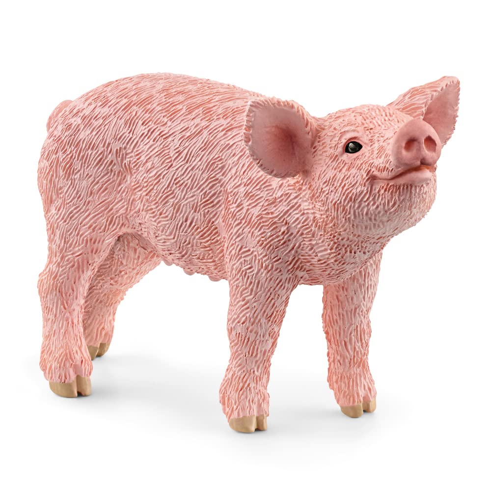 schleich 13934 Piglet, From 3 Years Farm World - Figurine, 6 X 2 X 3 cm