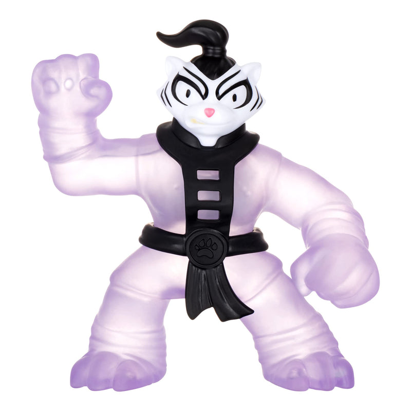 Heroes of Goo Jit Zu 42504 Shifters Hero Pack-Super Stretchy Bengal with Glow in The Dark Filling and Unique Slime Conversion