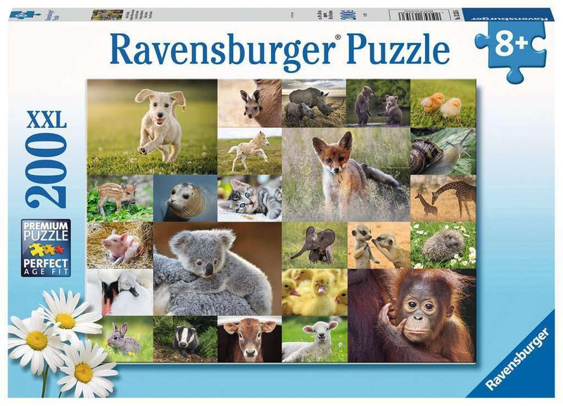 Ravensburger 13353 Baby Animals Jigsaw Puzzle for Kids Age 8 Years Up-200 Pieces XXL