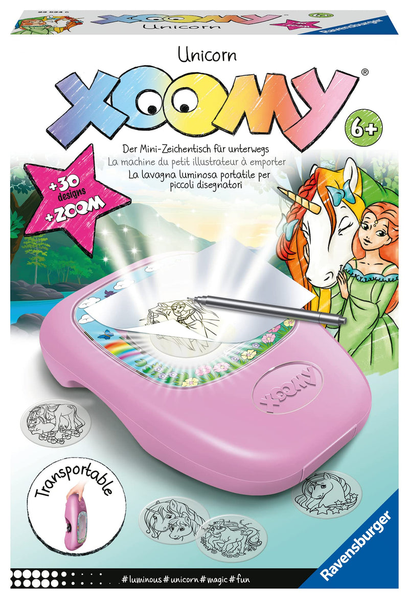 Ravensburger Xoomy Midi Unicorn 23534 - Zauberhafte Einhörner zeichnen Lernen & Xoomy Erweiterungsset Pokémon 20239 - Erweiterungsset für den Xoomy Midi oder Maxi
