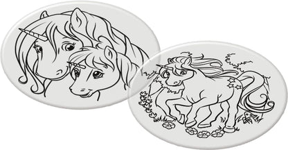 Ravensburger Xoomy Midi Unicorn 23534 - Zauberhafte Einhörner zeichnen Lernen & Xoomy Erweiterungsset Pokémon 20239 - Erweiterungsset für den Xoomy Midi oder Maxi