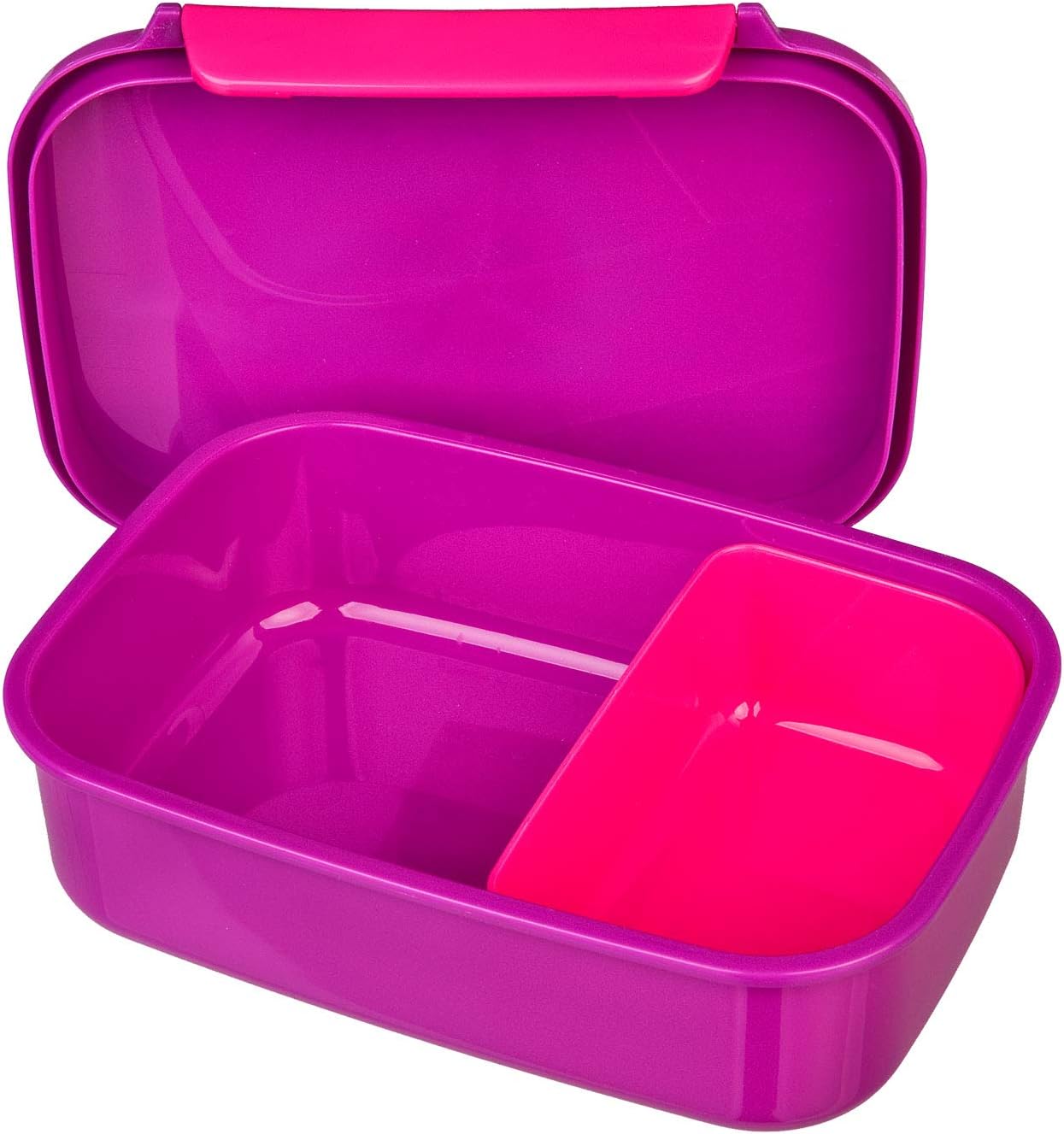 Scooli LOLO9903 Plastic Lunch Box with Two Clips, LOL Surprise, Easy to Open and Close, BPA and Phthalate Approx. 18 x 13.5 x 6 cm