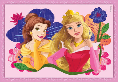 Clementoni - Puzzle Infantil 4 Puzzles en 1: Puzzles de 12, 16, 20 y 24 Piezas Princesas Disney- Desde 3 años (21517