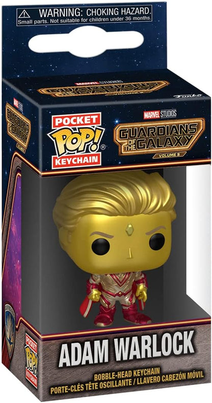 Funko POP! Keychain: Marvel - Guardians Of the Galaxy 3 - Adam Warlock Novelty Keyring - Collectable Mini Figure - Stocking Filler - Gift Idea - Official Merchandise - Movies Fans - Backpack Decor