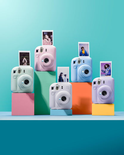 instax mini 12 camera, BLOSSOM PINK & mini 12 camera case, Blossom Pink Blossom Pink camera only + Instax mini 12 camera case
