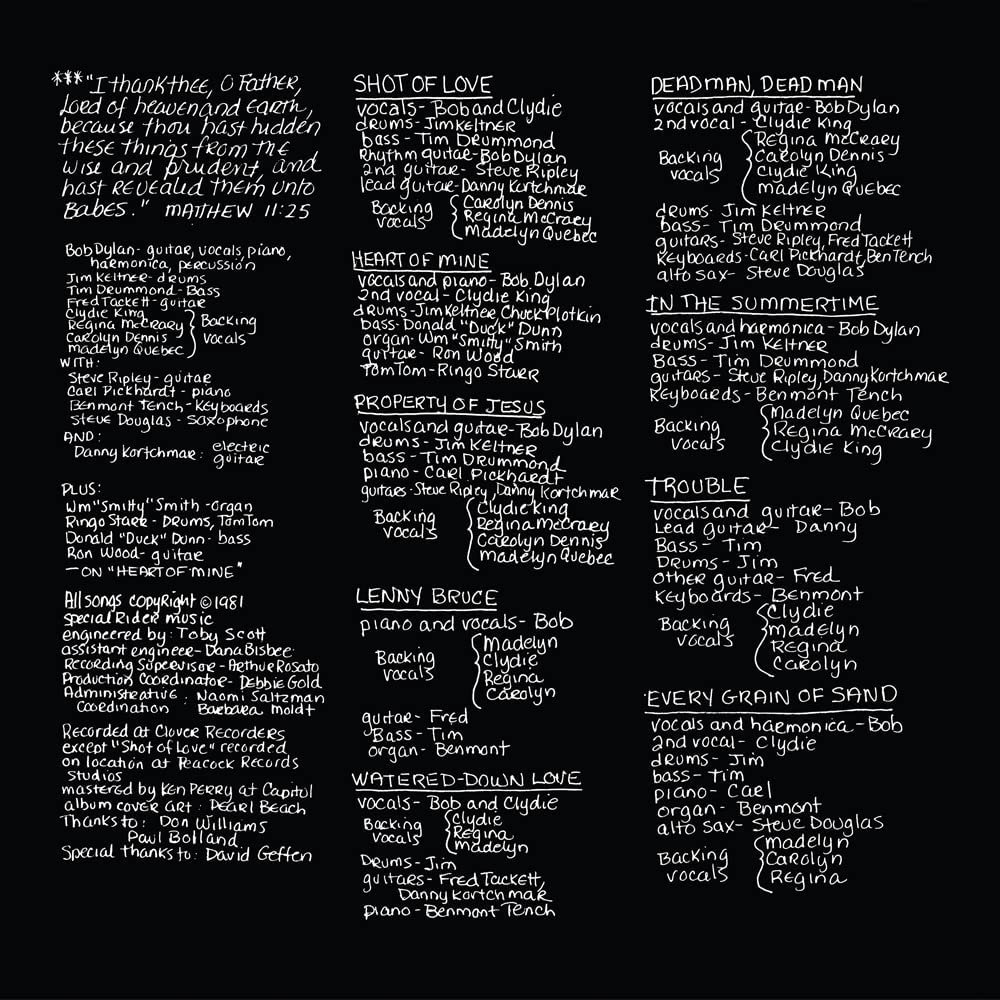 Dylan Vinyl The Definitive Collection - Part 22 - Shot Of Love