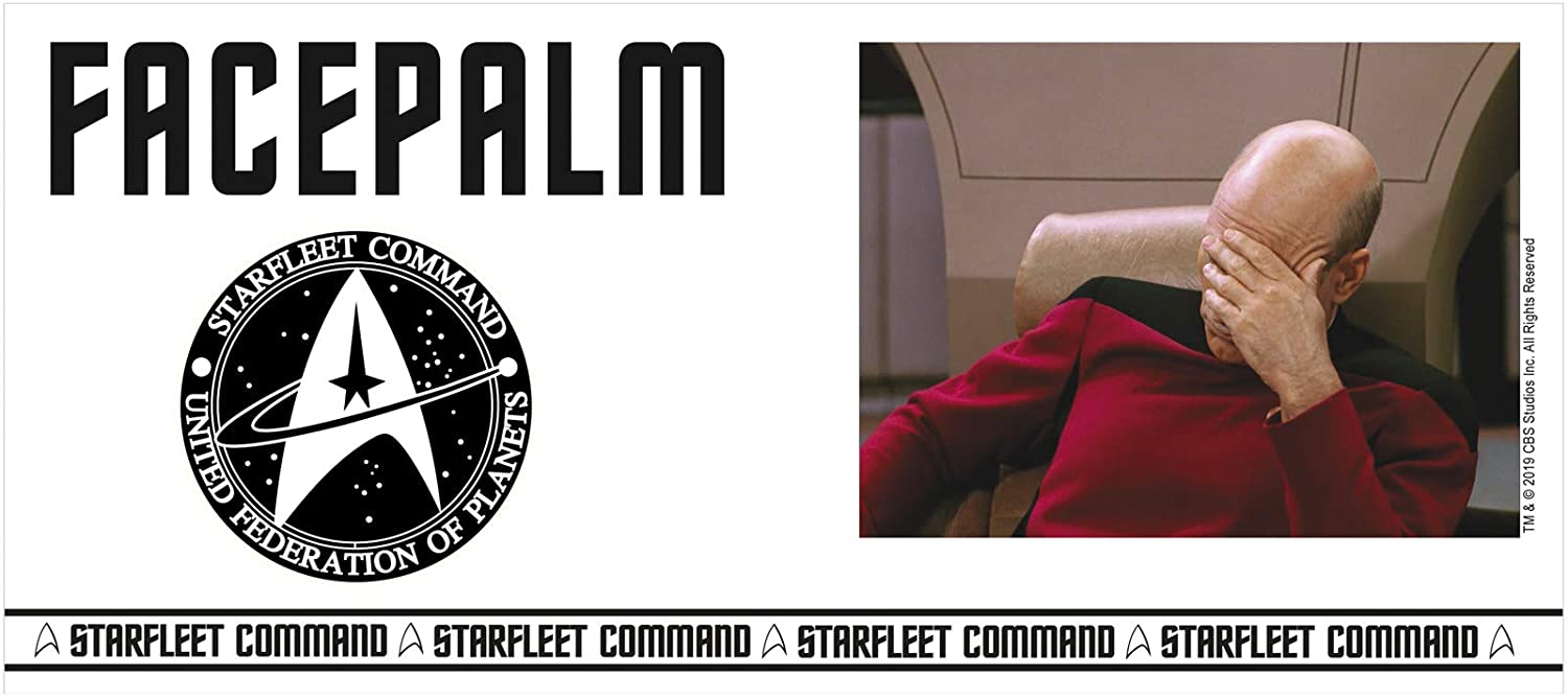 ABYSTYLE - Star Trek - Tasse - 320 ml - Facepalm