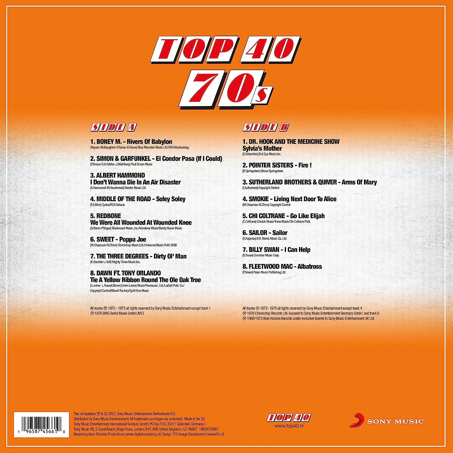 TOP 40 - 70S (coloured