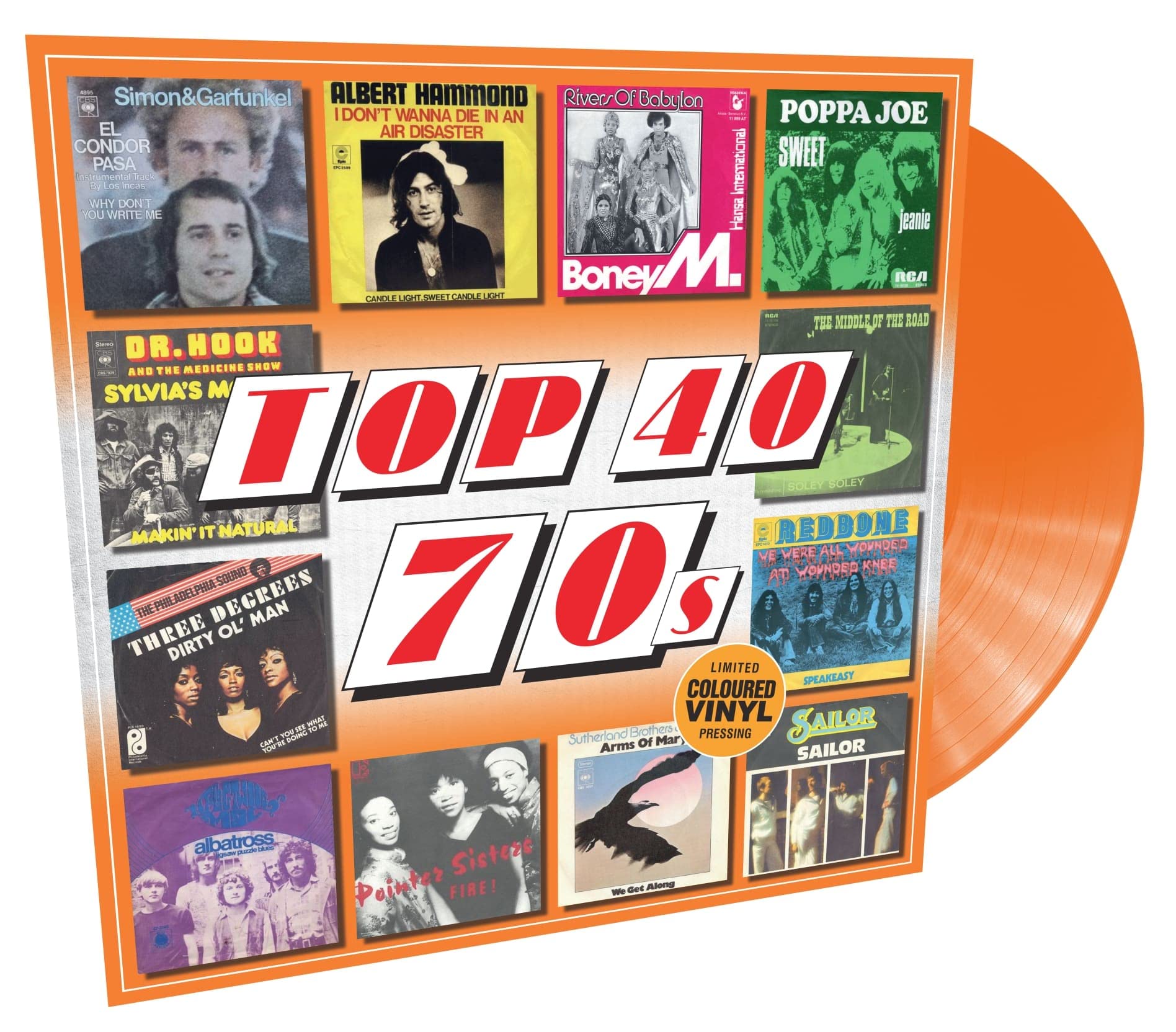 TOP 40 - 70S (coloured